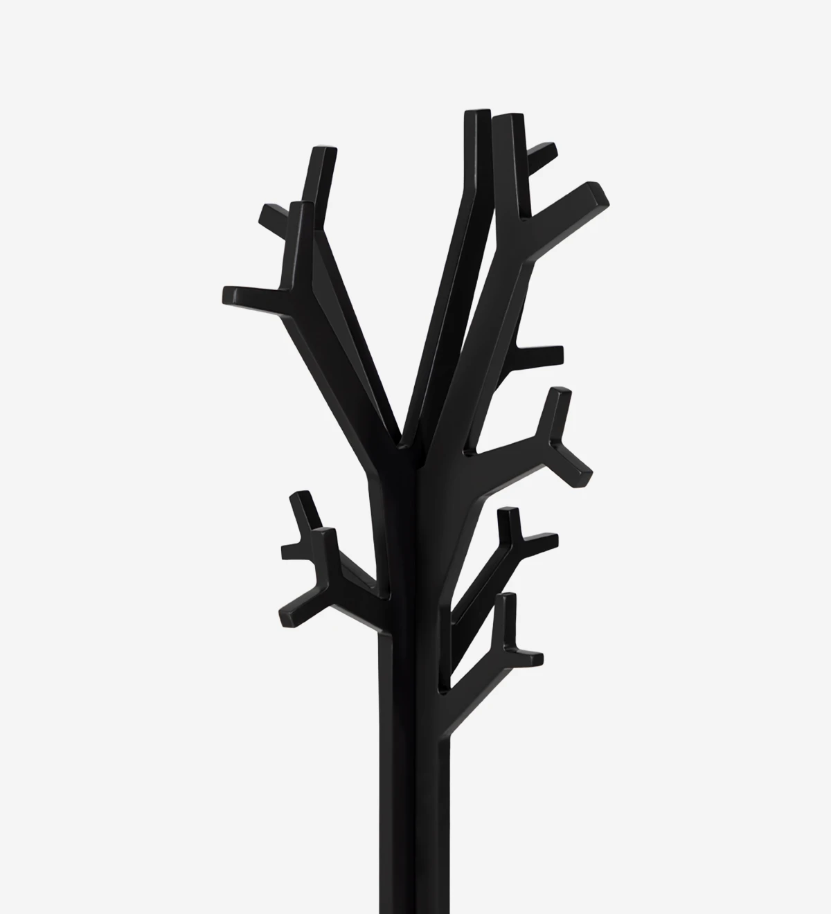 Tree hanger in black lacquered