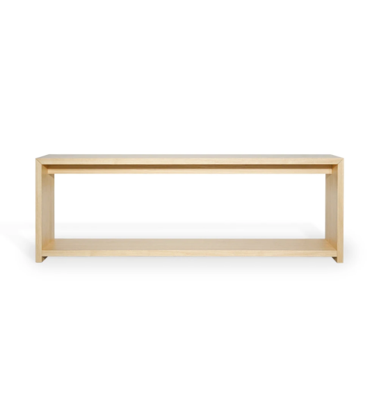 Console in natural oak