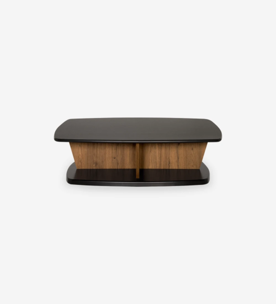 Aged Oak + Black Lacquered